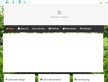 Tablet Screenshot of angellandscaper.com